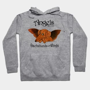 Angels are just Dachshunds with Wings Hoodie